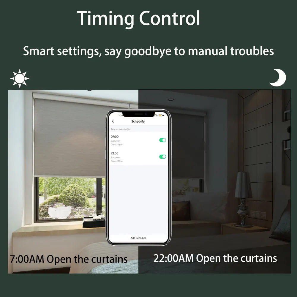Motor Inteligente WiFi para Persiana Enrollable