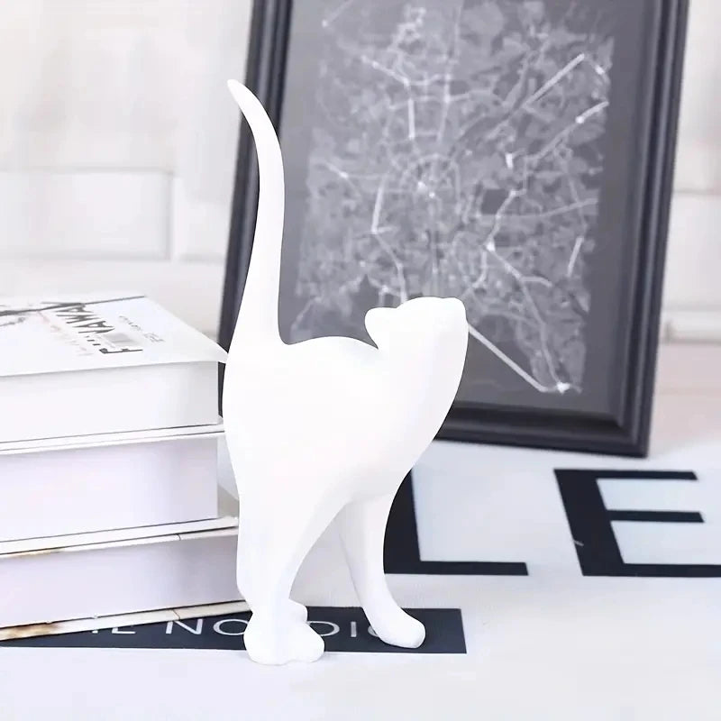 Figura de gato de pareja