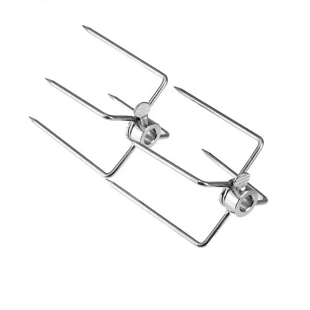 Nueva parrilla eléctrica para barbacoa con asador y cable de 120 cm de largo. Kit de asador para barbacoa al aire libre.