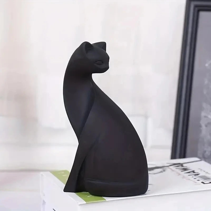 Figura de gato de pareja