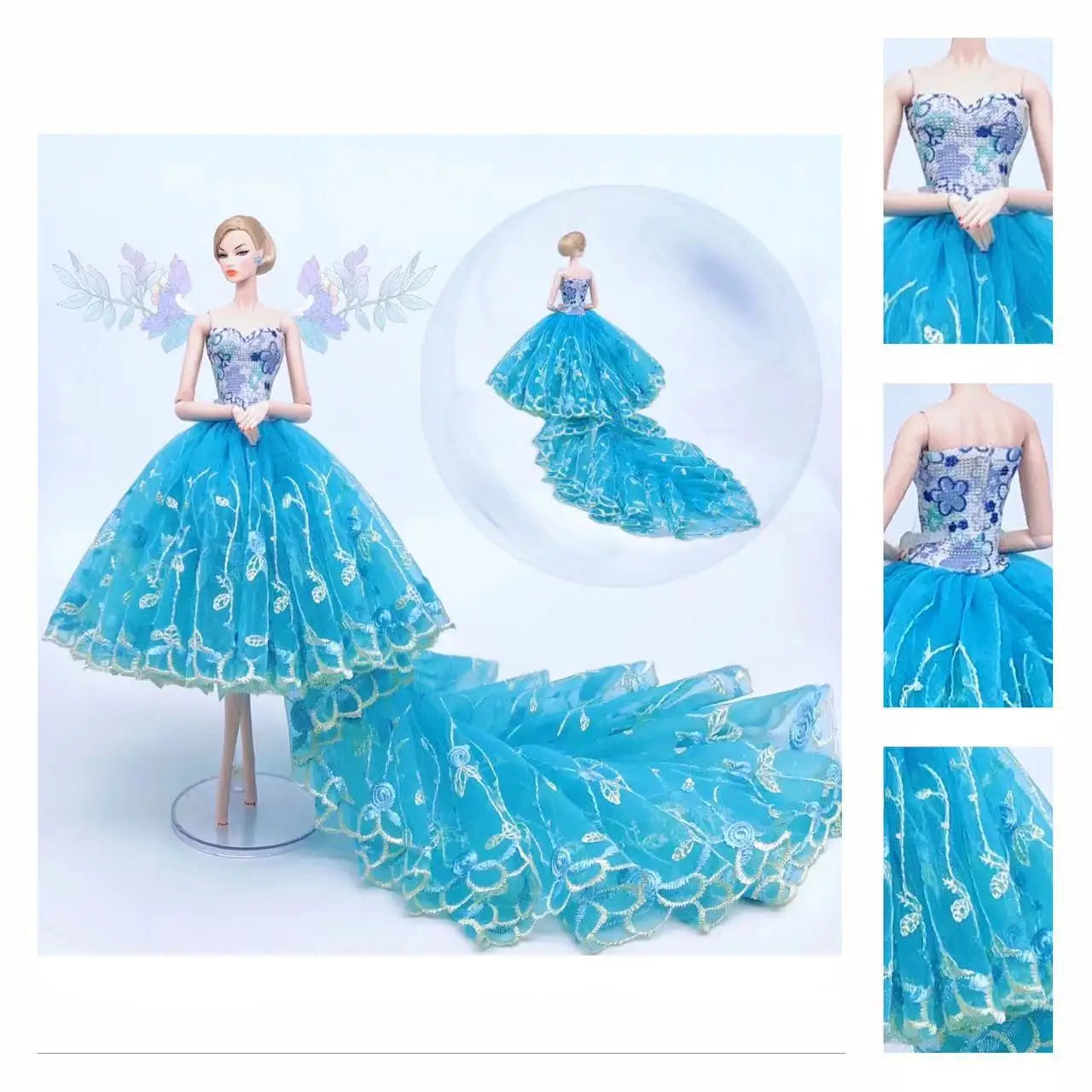 Ropa muñeca Barbie vestido ropa