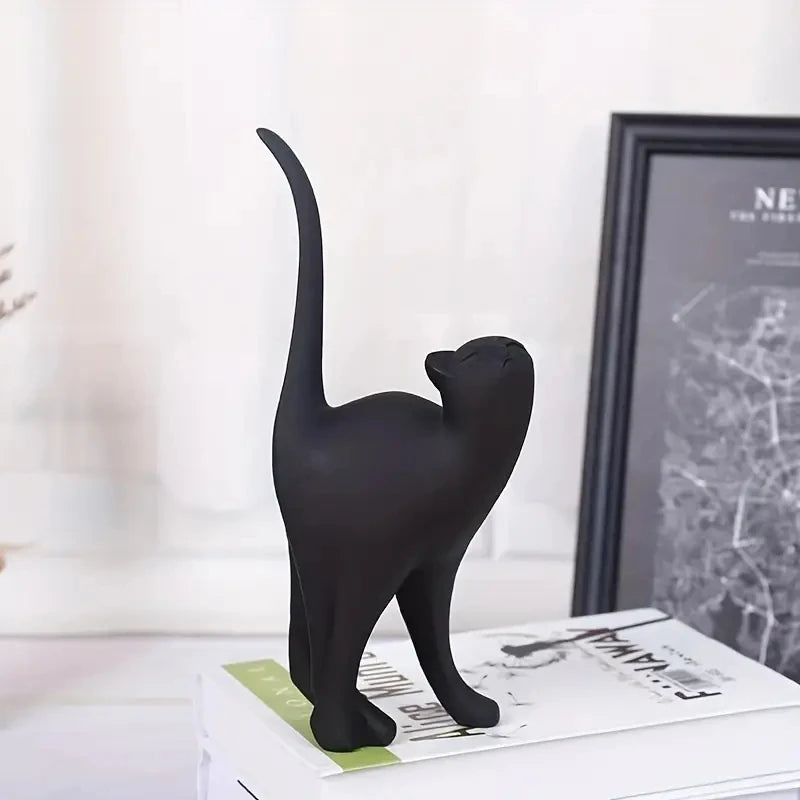 Figura de gato de pareja