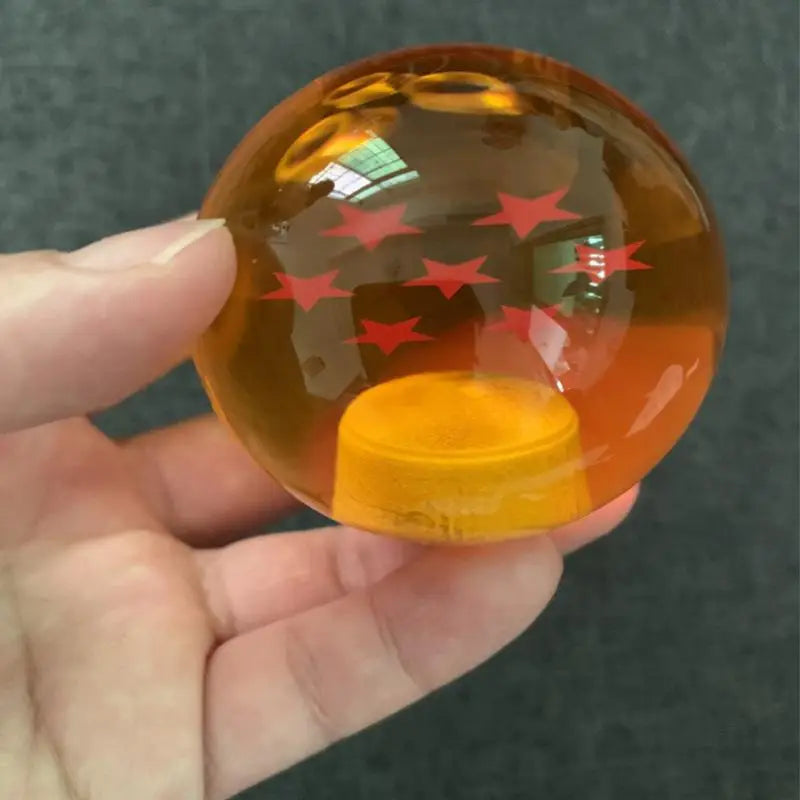 Dragon Ball Super Z Shift Lever Universal Auto Shift Knob Anime Cosplay Orange Ball 54Mm Diameter Gear Shift Knob 1-7 Stars Ball