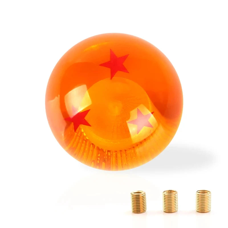 Dragon Ball Super Z Shift Lever Universal Auto Shift Knob Anime Cosplay Orange Ball 54Mm Diameter Gear Shift Knob 1-7 Stars Ball sim racing
