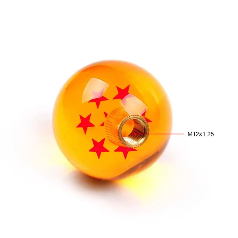 Dragon Ball Super Z Shift Lever Universal Auto Shift Knob Anime Cosplay Orange Ball 54Mm Diameter Gear Shift Knob 1-7 Stars Ball