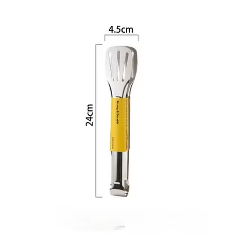 Stainless Steel Food Tongs Kitchen Utensils Buffet Cooking Tool anti Heat Bread Clip Pastry Clamp for Desserts Salads Barbecue