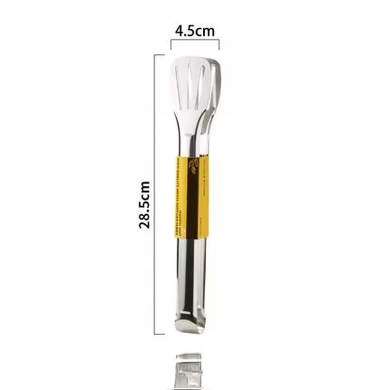 Stainless Steel Food Tongs Kitchen Utensils Buffet Cooking Tool anti Heat Bread Clip Pastry Clamp for Desserts Salads Barbecue